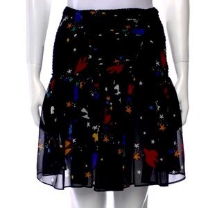 NWOT! Maje Printed Skirt- Adorable, Unique, Chic! (Sm/Med)